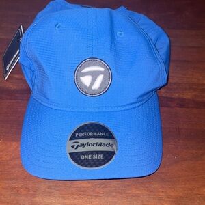 TaylorMade Bright Blue Performance Golf Cap with Embroidered Logo